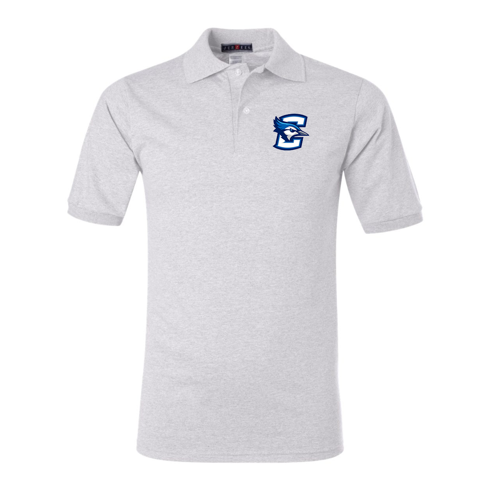 Men's Creighton Bluejays JERZEES  SpotShield polo