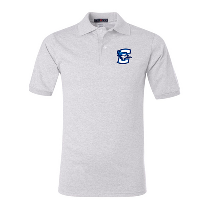 Men's Creighton Bluejays JERZEES  SpotShield polo