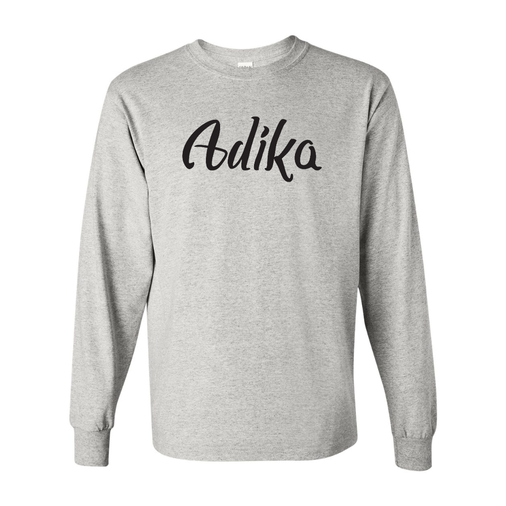 Men's Adika  Gildan Heavy Cotton Long Sleeve T-Shirt