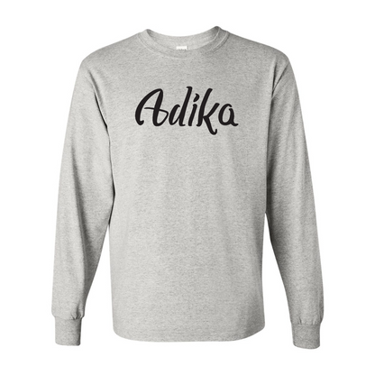 Men's Adika  Gildan Heavy Cotton Long Sleeve T-Shirt