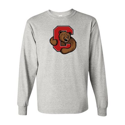 Men's Cornell Big Red Gildan Heavy Cotton Long Sleeve T-Shirt