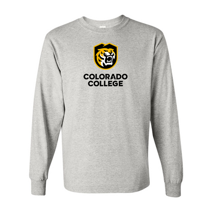Men's  Colorado College Tigers Gildan Heavy Cotton Long Sleeve T-Shirt