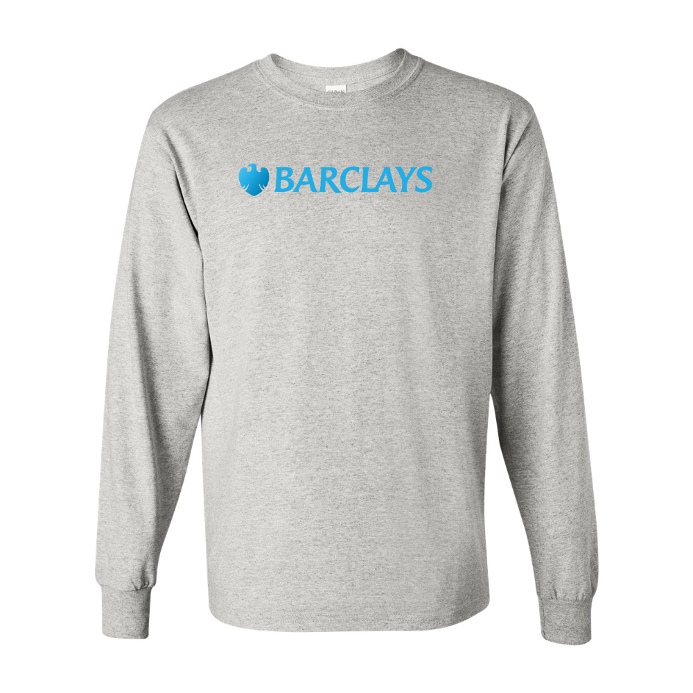 Men's  Barclays Gildan Heavy Cotton Long Sleeve T-Shirt