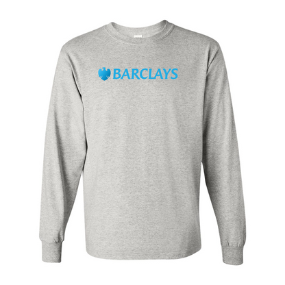 Men's  Barclays Gildan Heavy Cotton Long Sleeve T-Shirt