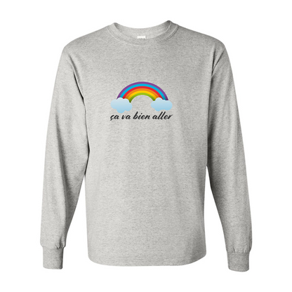Men's Ça va bien aller Gildan Heavy Cotton Long Sleeve T-Shirt