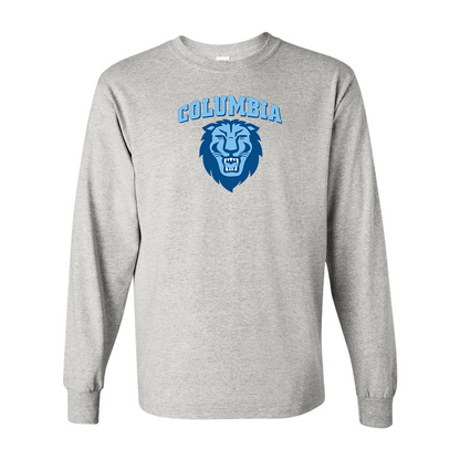 Men's Columbia Lions Gildan Heavy Cotton Long Sleeve T-Shirt