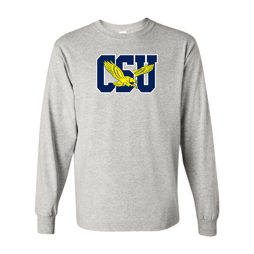 Men's Coppin State Eagles Gildan Heavy Cotton Long Sleeve T-Shirt
