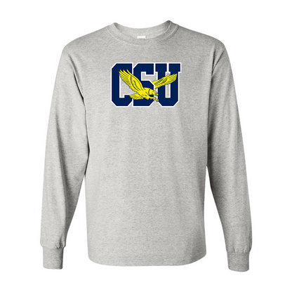Men's Coppin State Eagles Gildan Heavy Cotton Long Sleeve T-Shirt