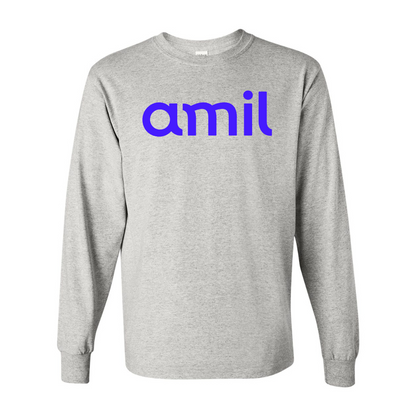 Men's Amil Gildan Heavy Cotton Long Sleeve T-Shirt