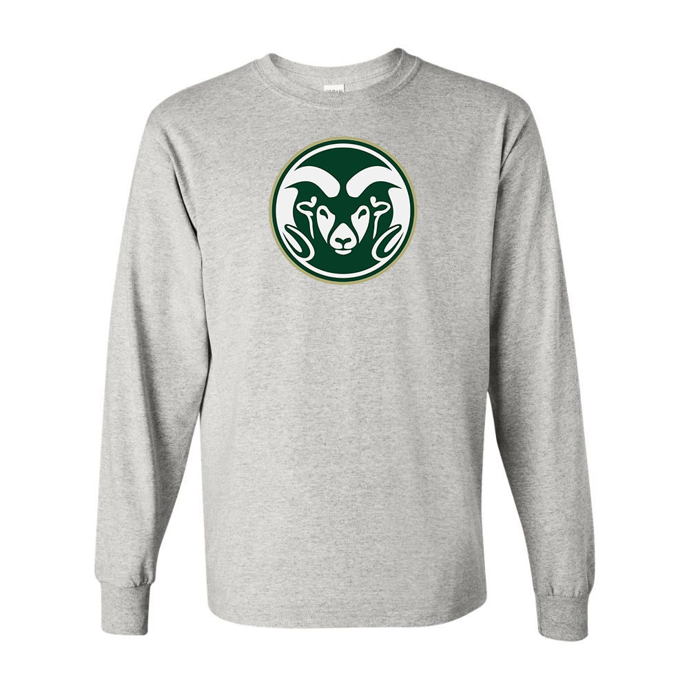 Men's  Colorado State Rams Gildan Heavy Cotton Long Sleeve T-Shirt