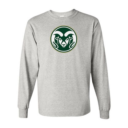 Men's  Colorado State Rams Gildan Heavy Cotton Long Sleeve T-Shirt