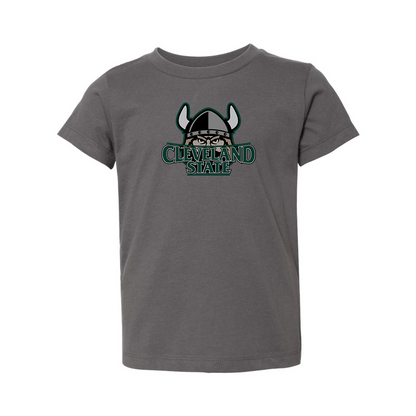Cleveland State Vikings BELLA  CANVAS Toddler Jersey Tee