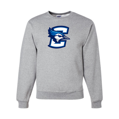 Men's  Creighton Bluejays JERZEES NuBlend Crewneck Sweatshirt