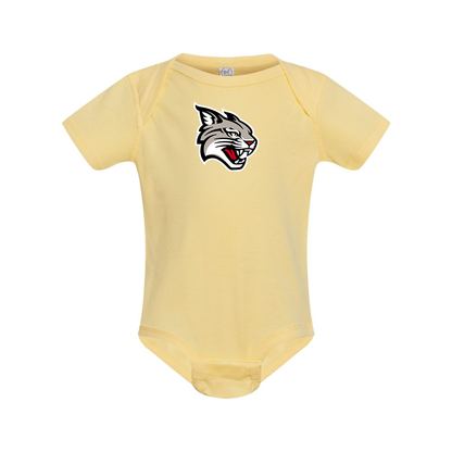 Davidson Wildcats  Rabbit Skins Infant Baby Rib Bodysuit