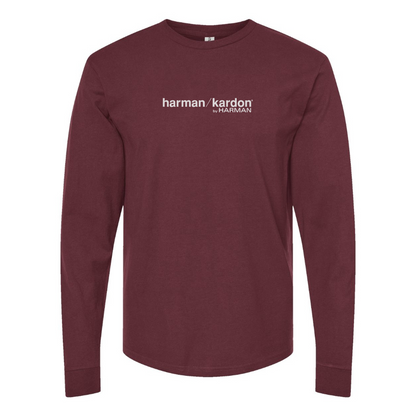 Men's Harman-Kardon Logo Cotton Long Sleeve T-Shirt