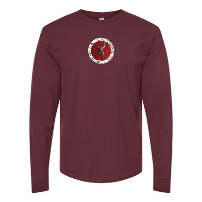 Men's Corre La Licorne Logo Cotton Long Sleeve T-Shirt