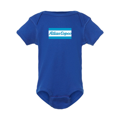 Atlas Copco Logo Baby Onesie Romper