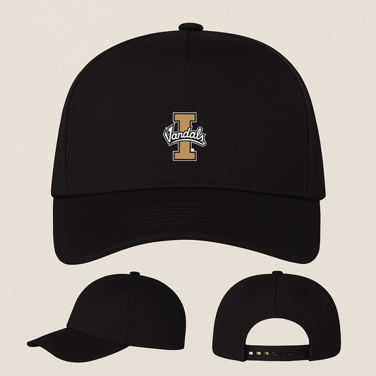 Idaho Vandals Logo Five Panel Twill Snapback Cap