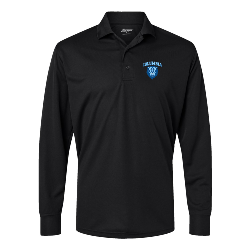 Men's  Columbia Lions Paragon Prescott Long Sleeve Polo