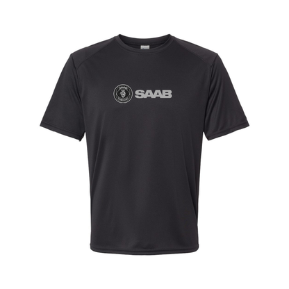 Men's Saab Logo Polyester T-Shirt