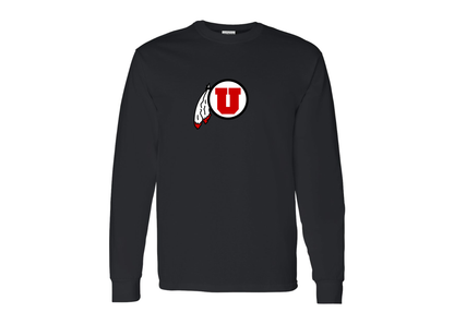 Men's Utah Utes Gildan Heavy Cotton Long Sleeve T-Shirt