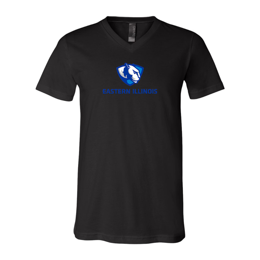 Eastern Illinois Panthers BELLA  CANVAS - Jersey V-Neck T-Shirt
