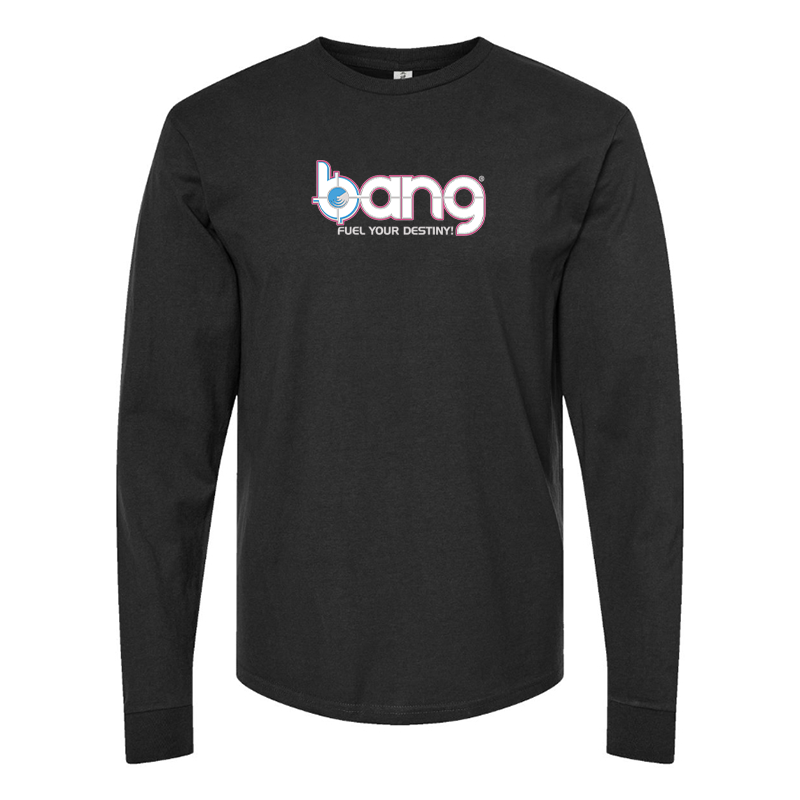 Men's Bang Energy Logo Cotton Long Sleeve T-Shirt