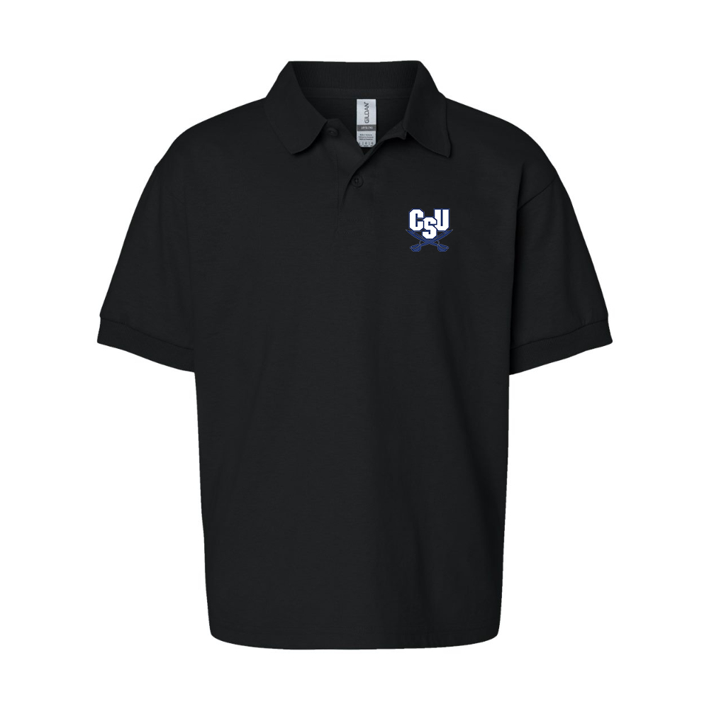 Youth  CSU Buccaneers   Gildan Dry Blend Jersey Polo