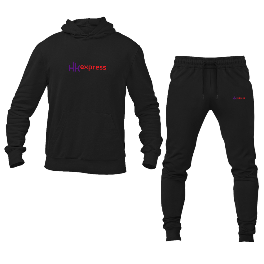 Men's HK Express Logo Hoodie Joggers Set