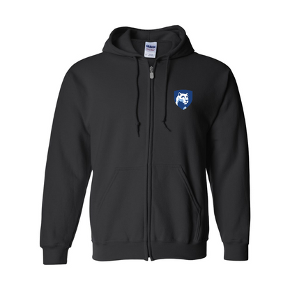 Men's Penn State Symbol Gildan  Heavy Blend Full Zip Hooded Sweatshirt