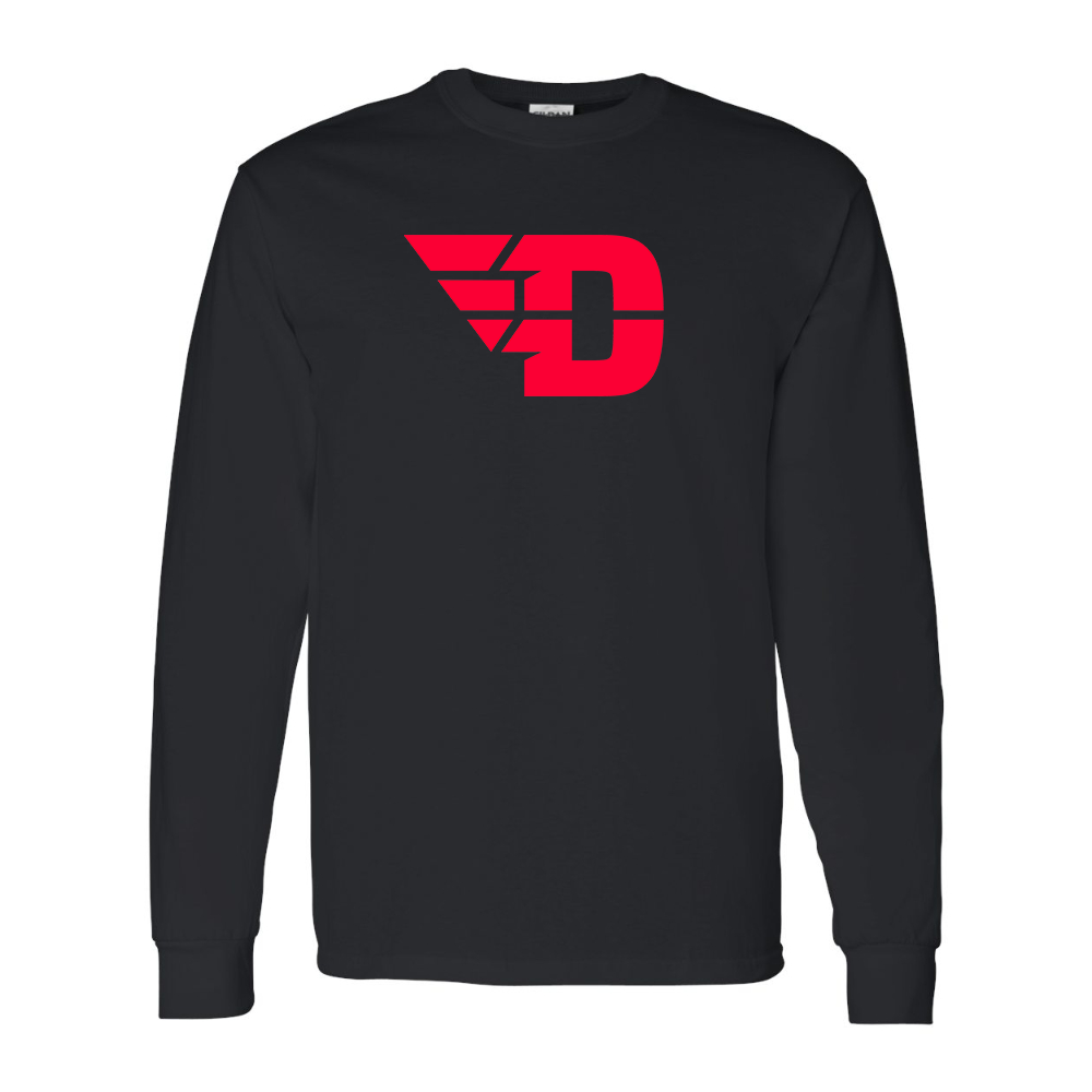 Men's Dayton Flyers Gildan Heavy Cotton Long Sleeve T-Shirt
