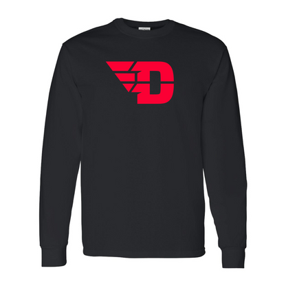 Men's Dayton Flyers Gildan Heavy Cotton Long Sleeve T-Shirt
