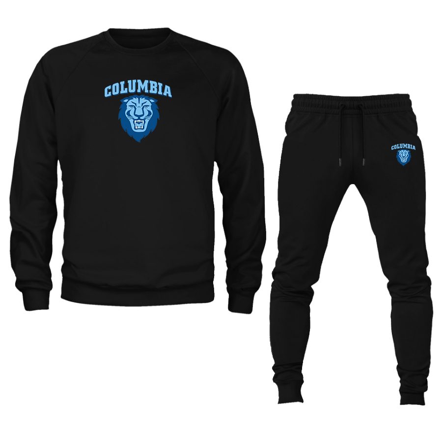 Men's   Columbia Lions Crewneck Sweatshirt Joggers Suit