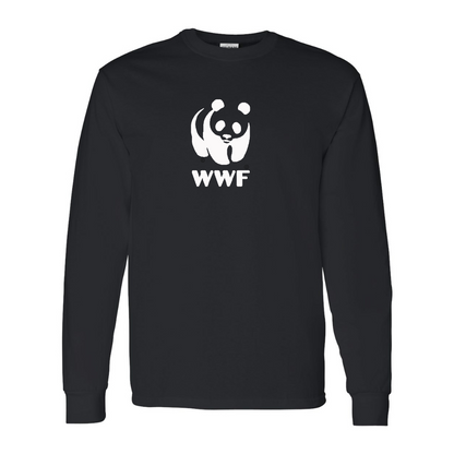 Men's  WWF  Gildan Heavy Cotton Long Sleeve T-Shirt