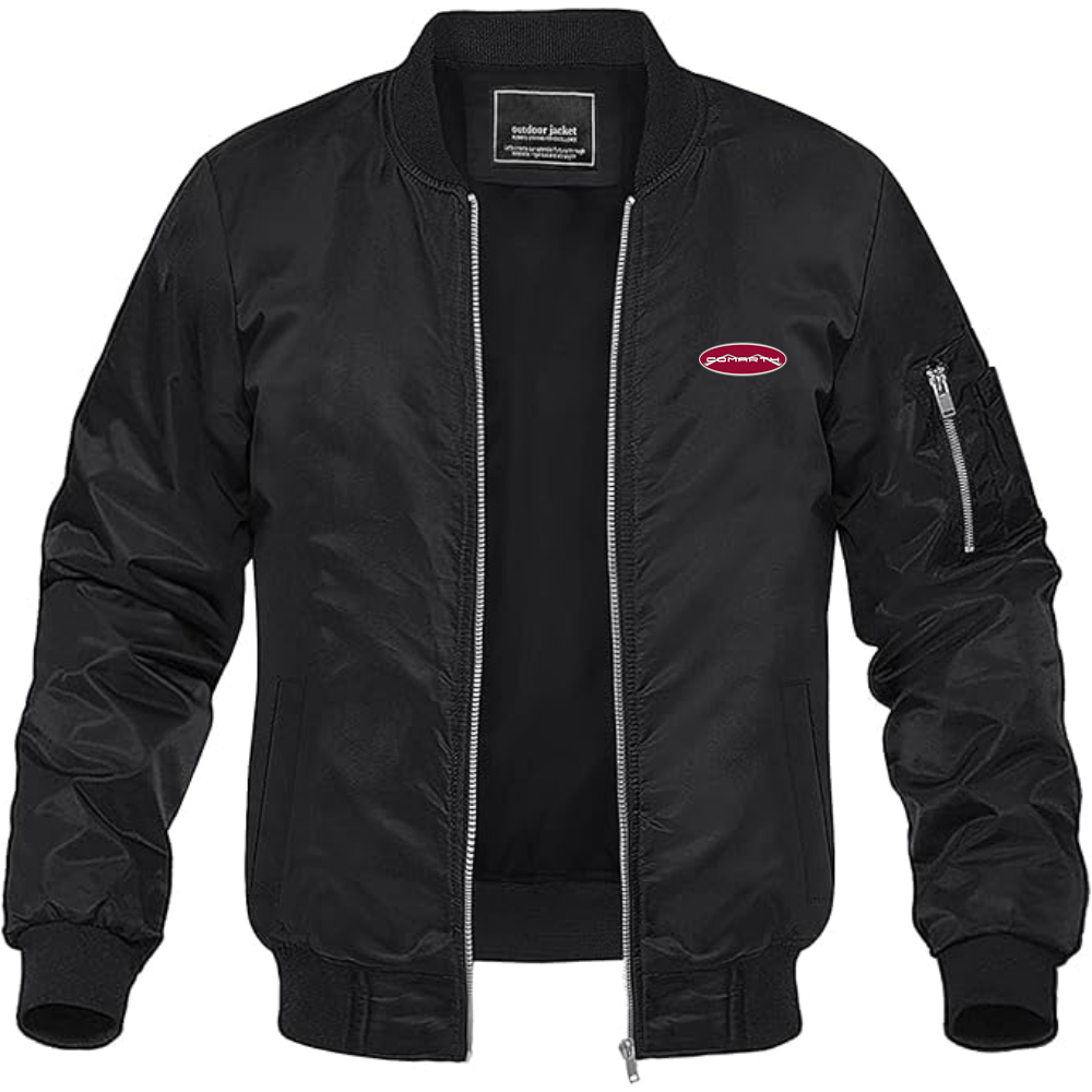 Men's Comarth Logo Lightweight Bomber Jacket Windbreaker Softshell Varsity Jacket Coat