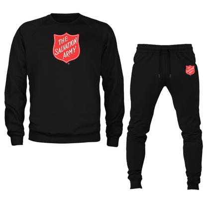 Men's   The Salvation Army  Crewneck Sweatshirt Joggers Suit