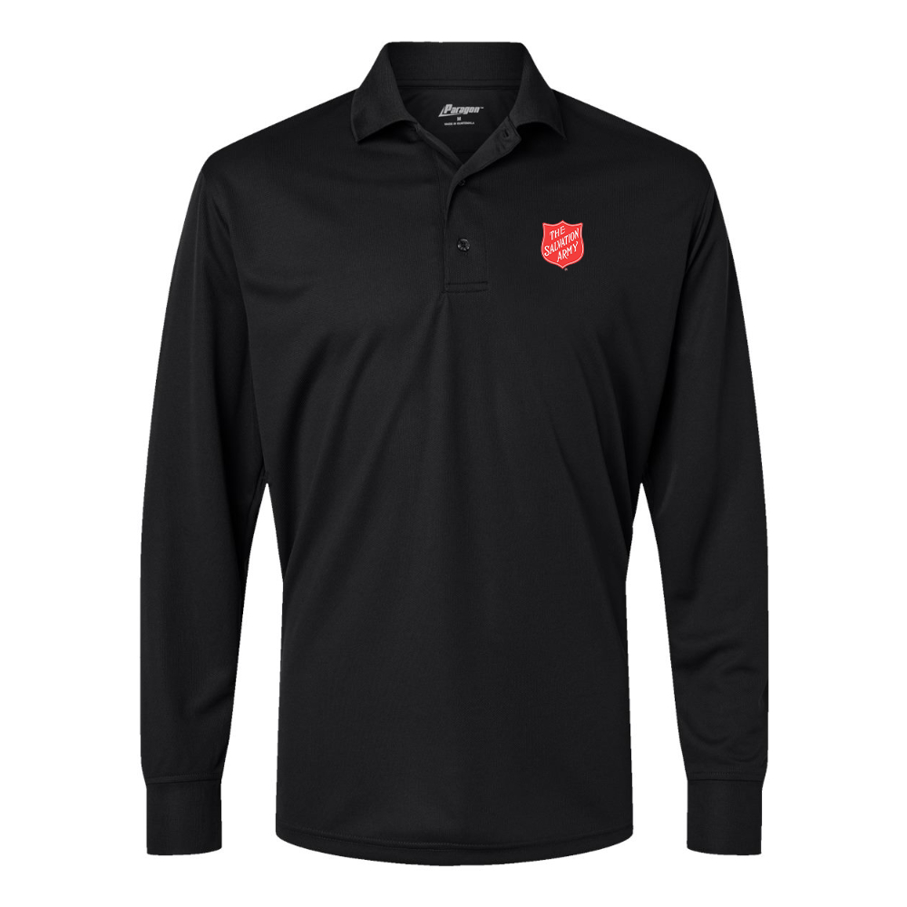 Men's   The Salvation Army Paragon Prescott Long Sleeve Polo