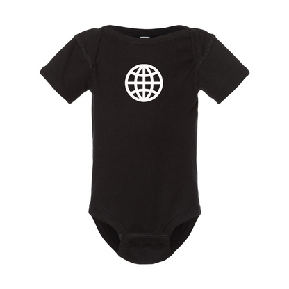 Internet Globe Rabbit Skins Infant Baby Rib Bodysuit