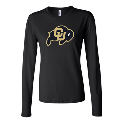 BELLA CANVAS  Colorado Buffaloes Jersey Long Sleeve Tee