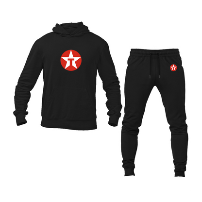 Men's Texaco Logo Hoodie Joggers Set
