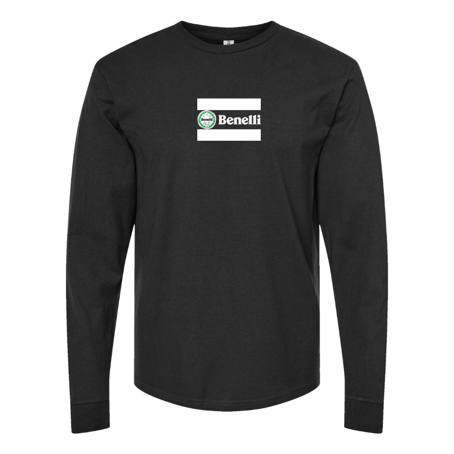 Youth Benelli Logo Cotton Long Sleeve T-Shirt