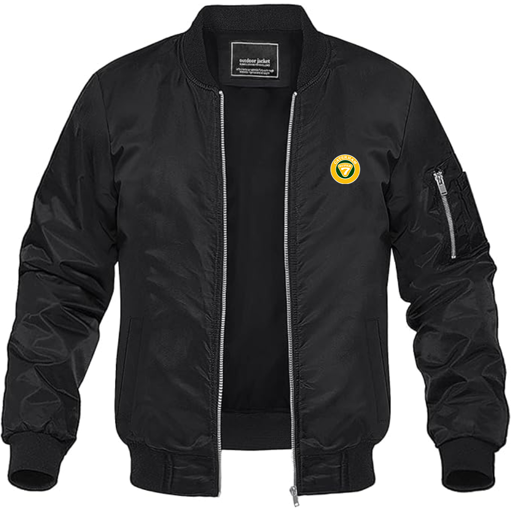 Men's Caterham Logo Lightweight Bomber Jacket Windbreaker Softshell Varsity Jacket Coat