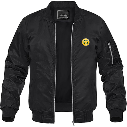 Men's Caterham Logo Lightweight Bomber Jacket Windbreaker Softshell Varsity Jacket Coat