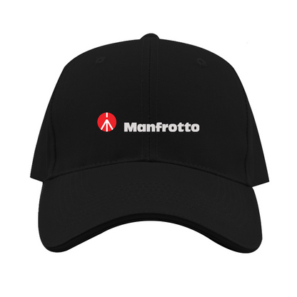 Manfrotto Logo  Dad Baseball Cap Hat