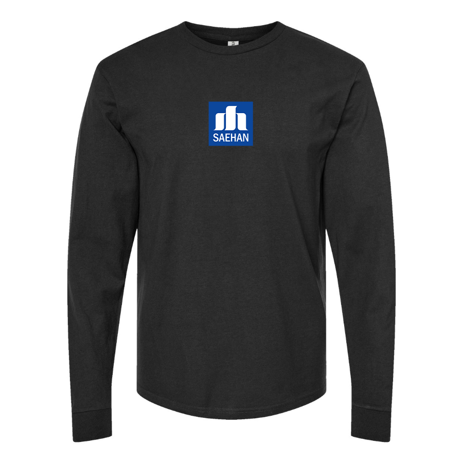 Youth Saehan Motors Logo Cotton Long Sleeve T-Shirt