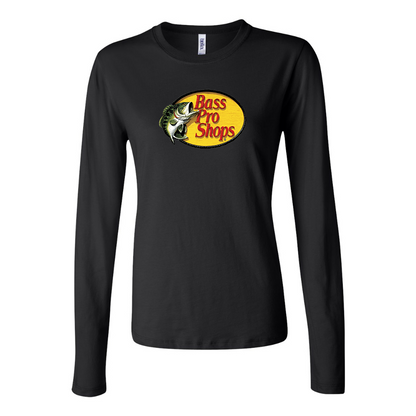 BELLA CANVAS Women’s Bass Pro Shops Logo Jersey Long Sleeve Tee