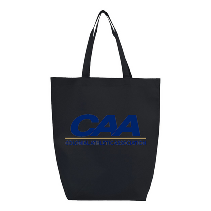 Colonial Athletic Association Q-Tees Non-Woven Gusset Bottom Tote