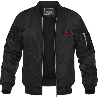 Men's Baltijas Dzips Logo Lightweight Bomber Jacket Windbreaker Softshell Varsity Jacket Coat