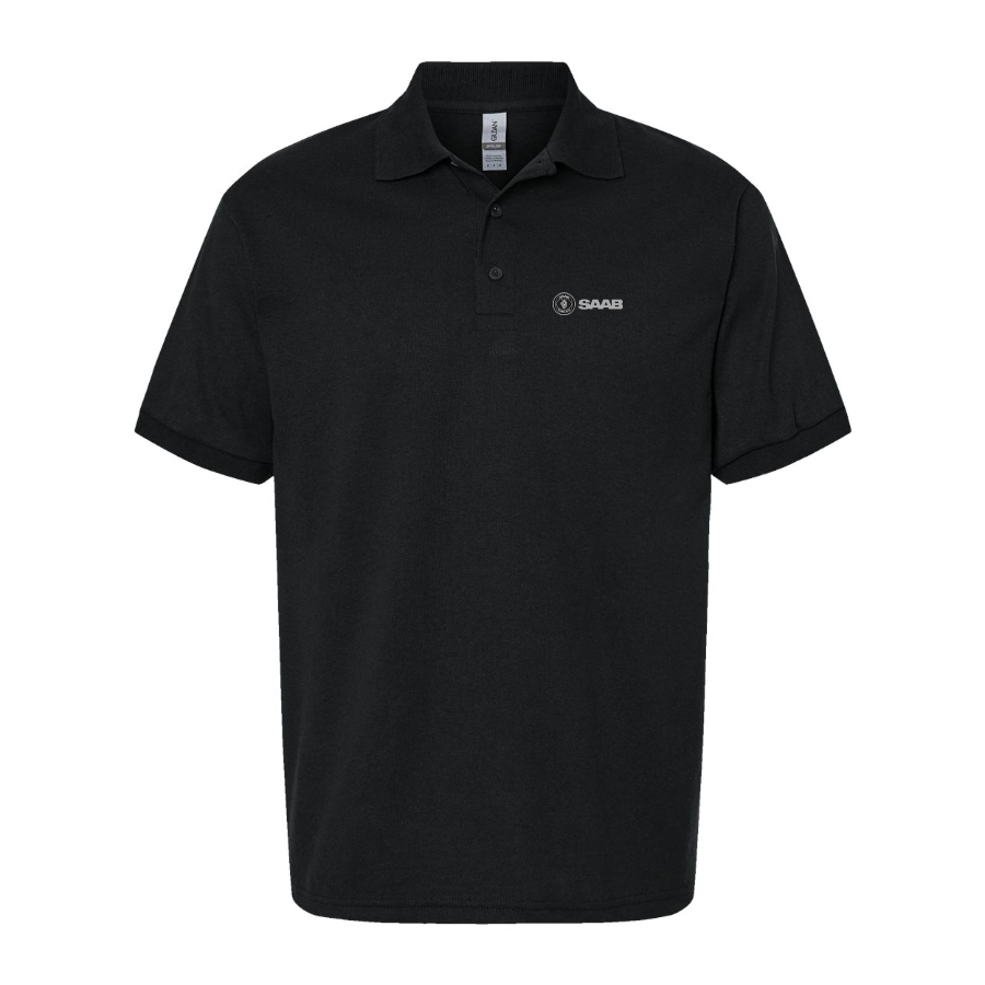 Men's Saab Logo Dry Blend Polo