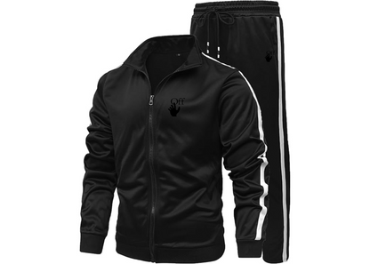 Men's Off-White Hand Dri-Fit TrackSuit